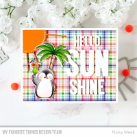 My Favorite Things Rainbow Plaid 6x6 Inch Paper Pad (EP-78) 